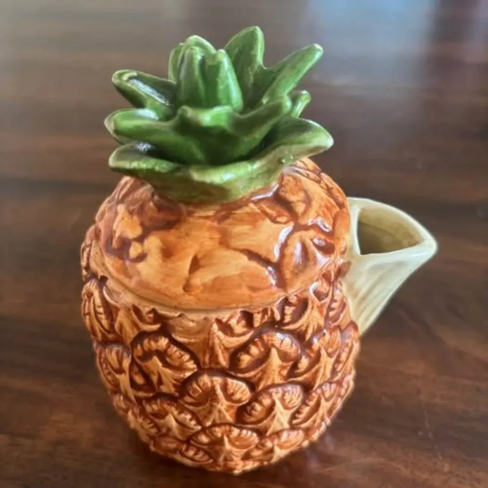 Vintage 1983 Otagiri Japan Ceramic Pineapple Creamer